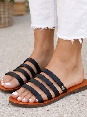 New Black sandals